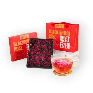 Чай з троянд ліофілізований 40 г Yunnan Ink Red Rose 20 бутонів