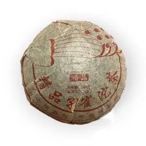 Шен пуер 100 г 2004 року шести зірковий павлин Lao ban zhang Arbor