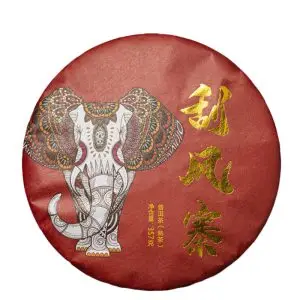 Шу пуер 357 г 2019 року Юньнань Сян червоне золото Yiwu Guafengzhai Pu’er